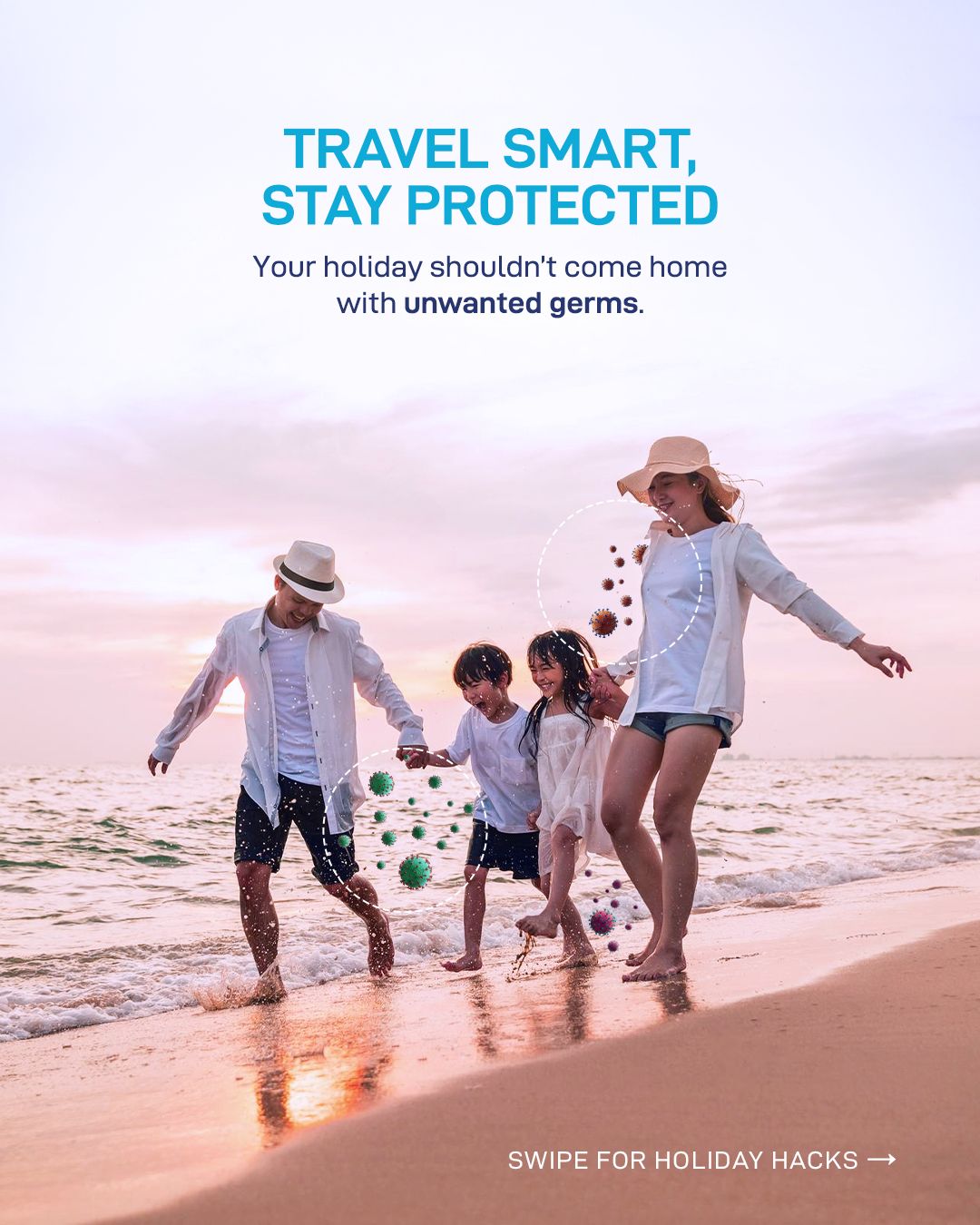 Airtumtec Long-Lasting Self-Disinfecting Wipes (40 sheets)